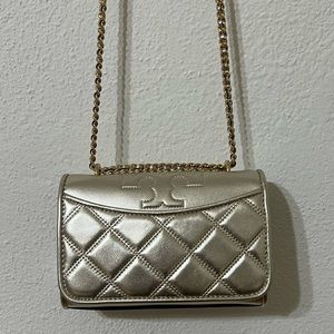 tory burch gold crossbody